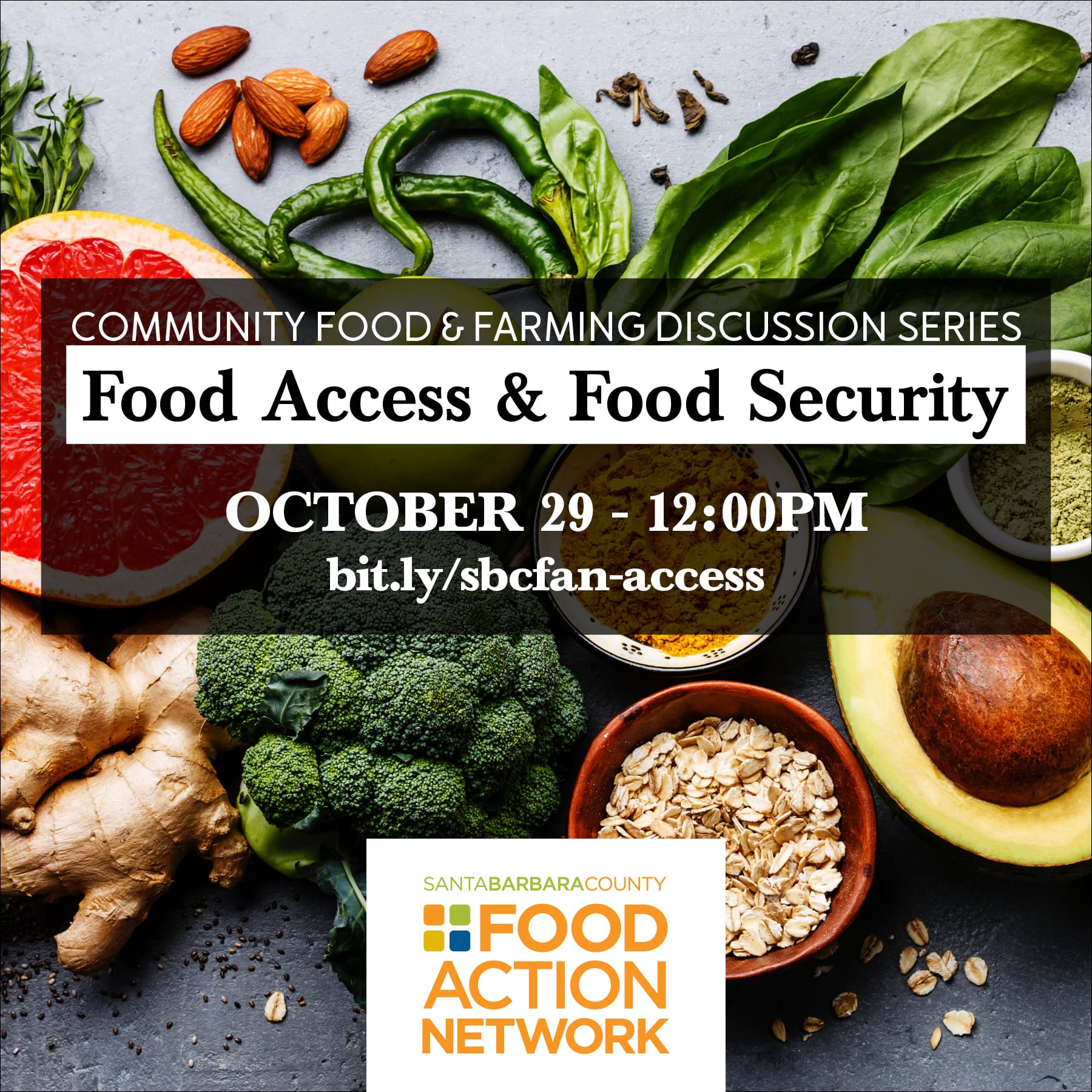 Santa Barbara County Food Access & Food Security Resources / Recursos de acceso y seguridad alimentaria del condado de Santa Bárbara